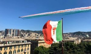 Le Frecce Tricolori tornano a Genova per celebrare Moto Guzzi e il suo fondatore Giorgio Parodi