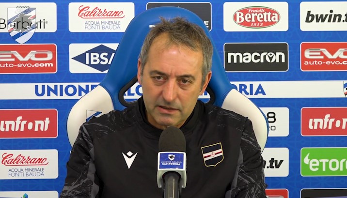Sampdoria, Giampaolo: "Dura per noi ma è ancora più dura per chi insegue"