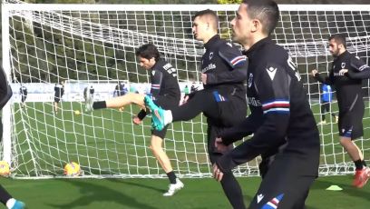 Sampdoria, risentimento muscolare per Sensi: salta la Lazio