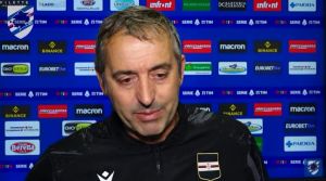 Sampdoria, Giampaolo: "Fatto una buonissima gara. Salvezza? Ancora qualche punto"