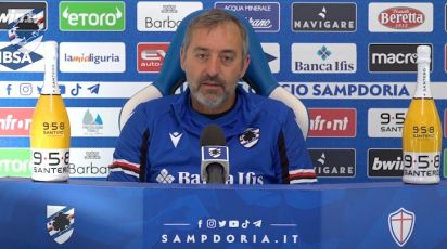 Sampdoria, Giampaolo: "Sfidiamo un avversario con obiettivi, come noi. Le altre non le guardiamo"