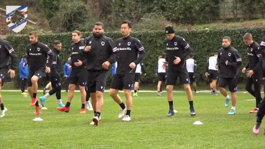 Sampdoria, 200 tifosi blucerchiati per caricare la squadra a Bogliasco