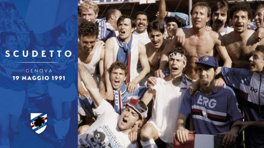 Sampdoria, 31 anni fa lo storico scudetto firmato Vialli e Mancini