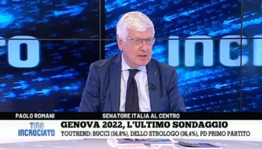 L'ultimo sondaggio di Telenord, Romani: "Conferma del voto civico per Toti e Bucci"