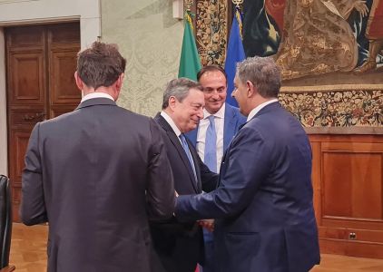 Pnrr, Toti a Roma: firmati i protocolli d'intesa per i progetti bandiera