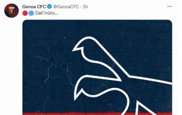 Genoa, svelato il primo "pezzo" del nuovo logo: ecco l'artiglio del Grifone