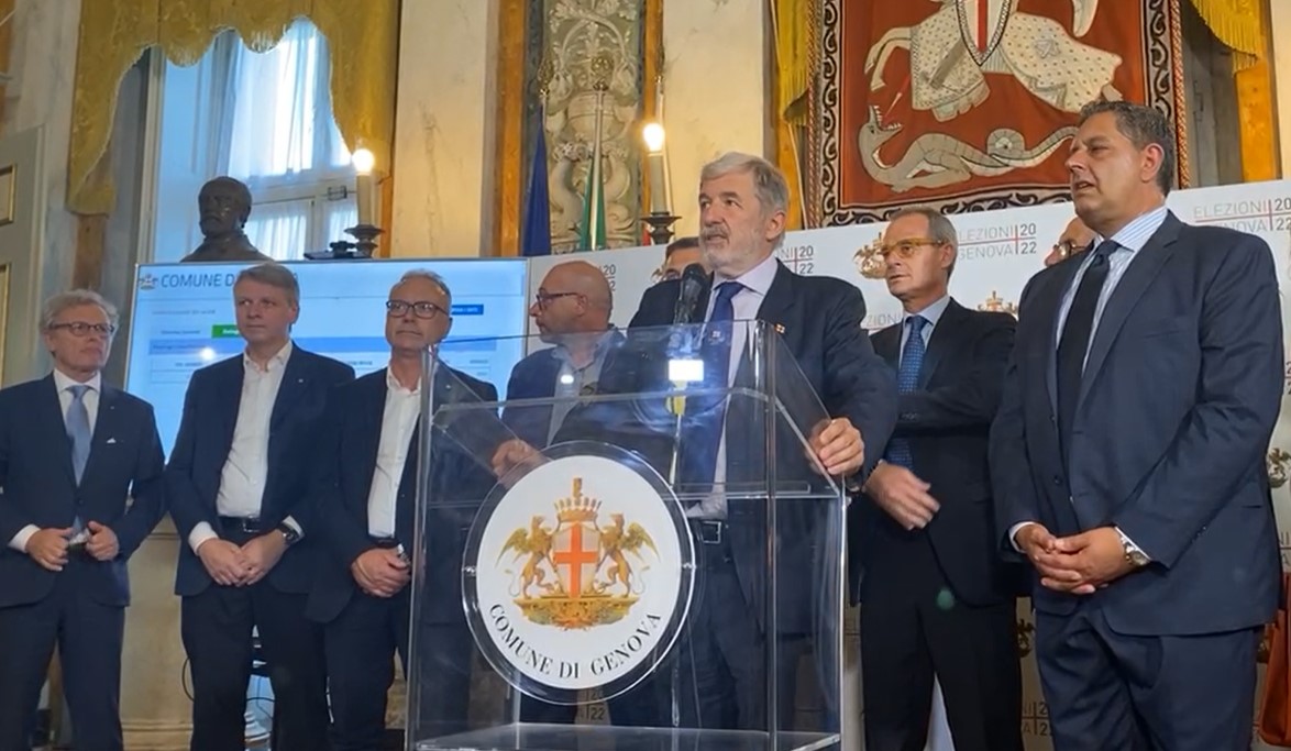 Genova, prende forma la squadra di Bucci: due assessori ai totiani, alla Lega e a FdI mentre a FI possibile la presidenza del consiglio