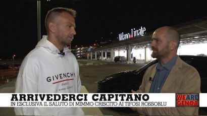  Criscito esclusivo: "Arrivederci Genoa, con te un futuro da allenatore. Gasperini è un maestro per tutti e magari un giorno..."