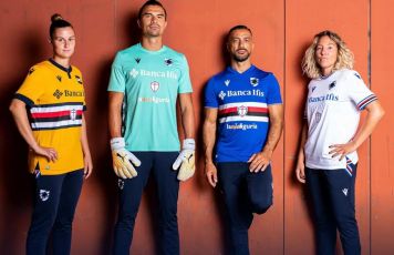Sampdoria, ecco le nuove maglie: sono già in vendita al Samp City