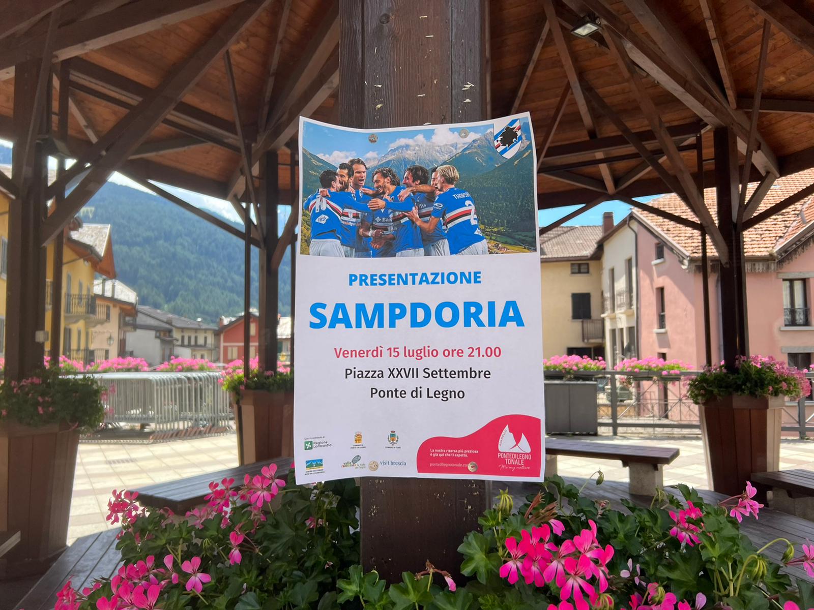 Sampdoria, domani sera a Ponte di Legno la presentazione della squadra