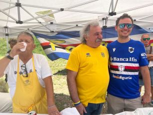 Sampdoria, vino e salsicce per sancire il gemellaggio con i tifosi del Parma