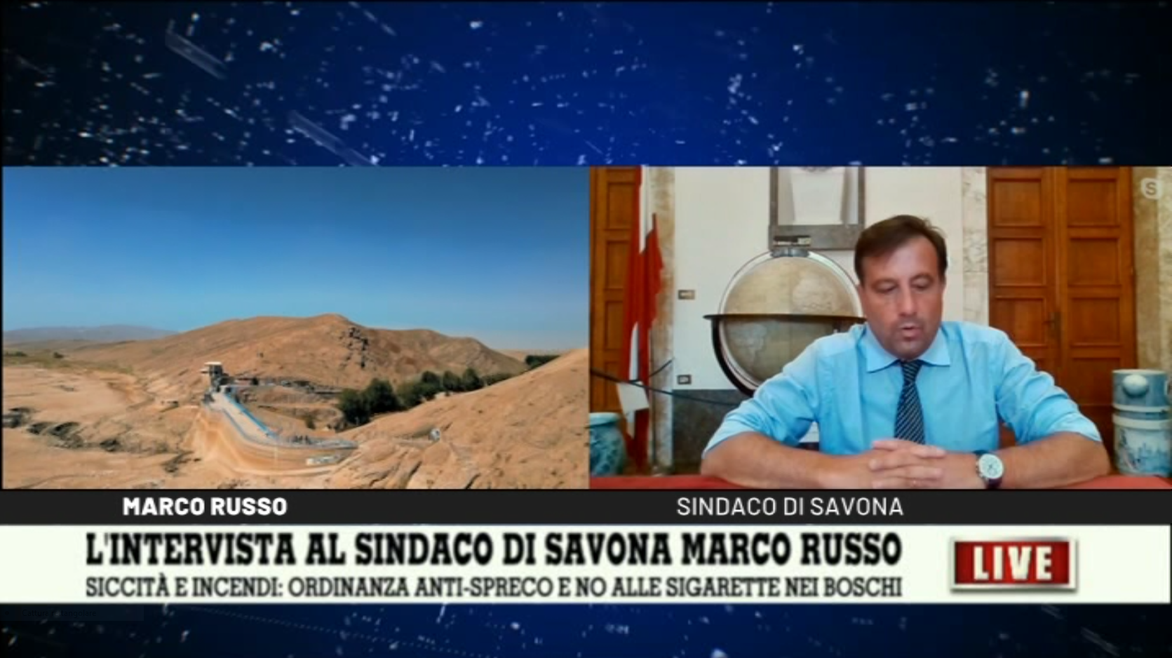 Savona, il sindaco Russo firma due ordinanze: "Contro siccità e incendi chiedo ai cittadini grande prudenza"