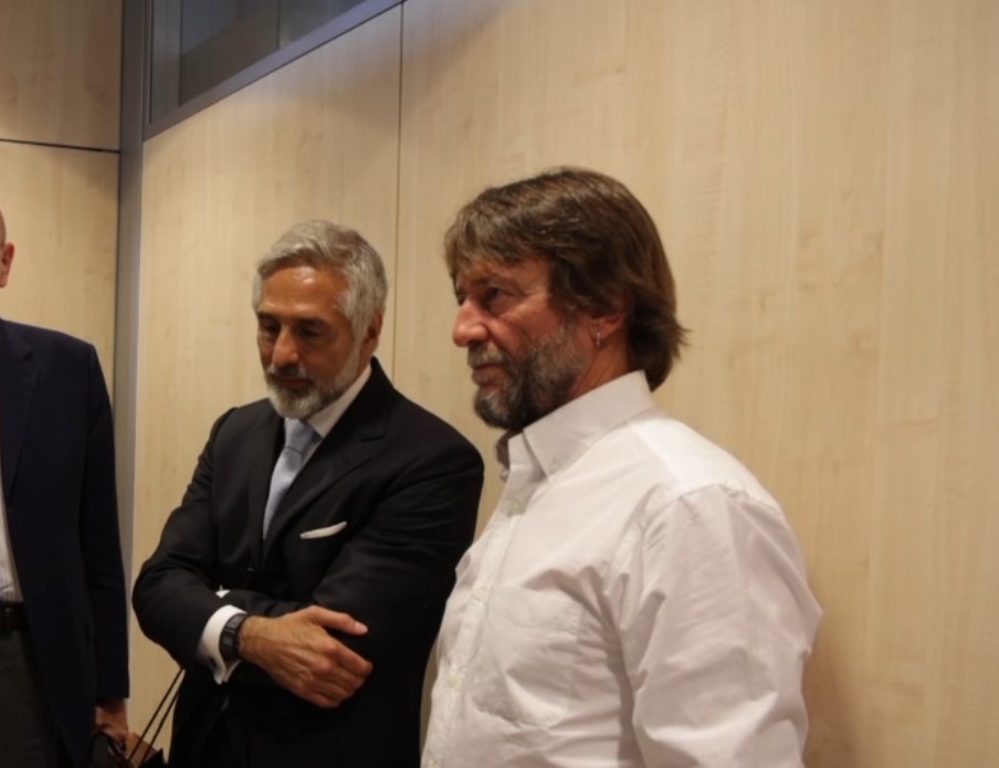 Genova, Bucci incontra Giovanni Soldini: progetti velici all'orizzonte