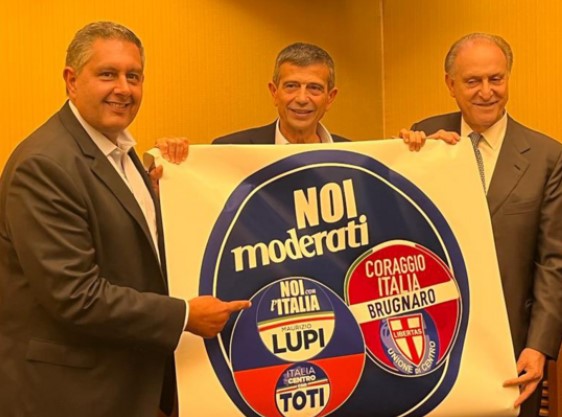 Elezioni: Toti, Lupi, Brugnaro e Cesa presentano lista e simbolo: nasce Noi Moderati