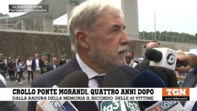 Crollo Ponte Morandi, Bucci: "Entro fine settembre via alla gara per la creazione del Memoriale"