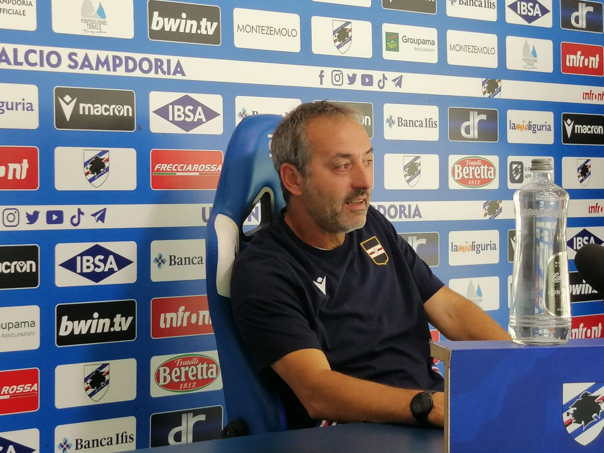 Sampdoria, Giampaolo ancora arrabbiato: "Sono deluso, quel gol non andava annullato"
