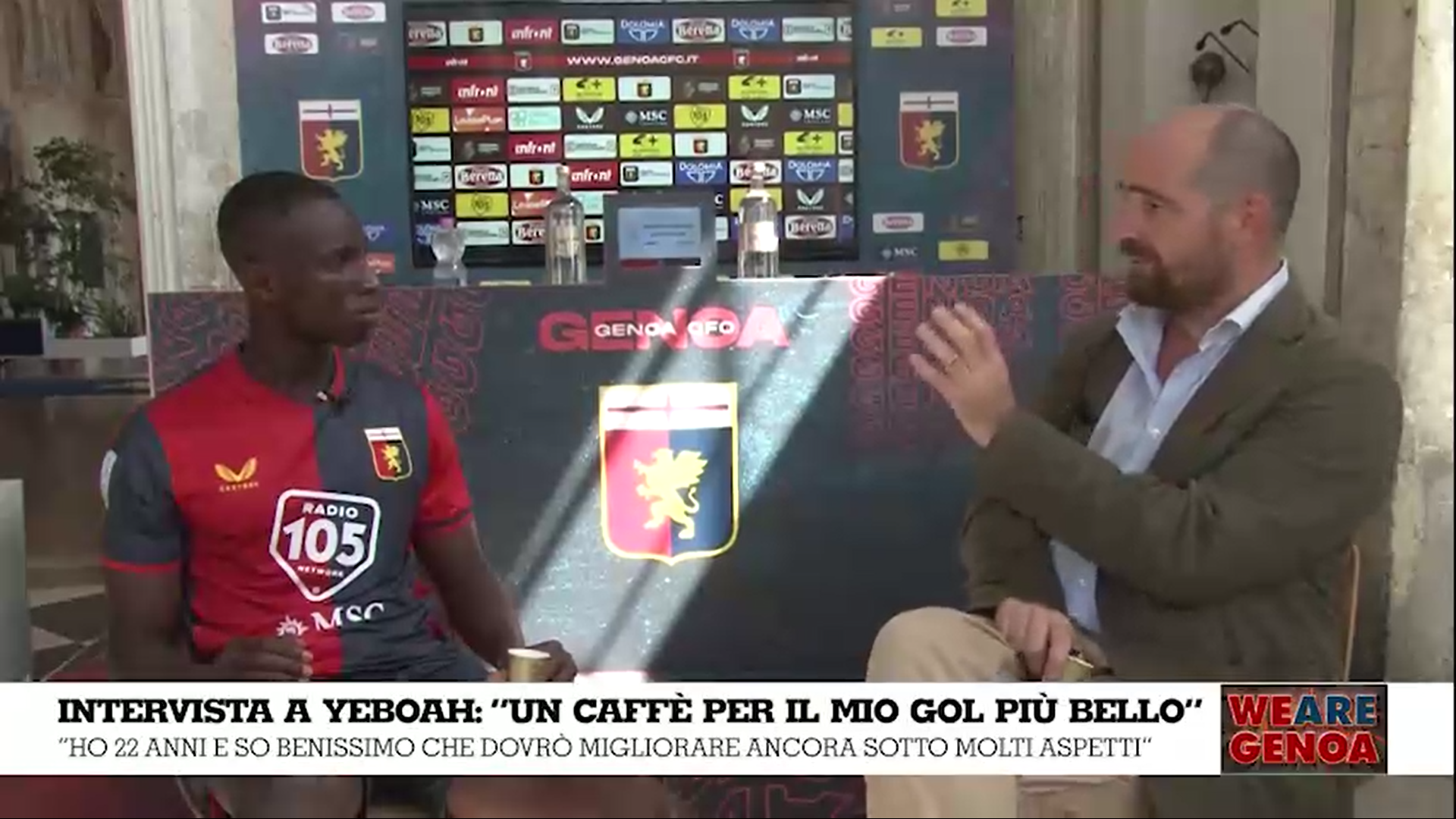 Intervista a Yeboah, la gioia dell'attaccante: "Un caffè per il mio gol più bello"