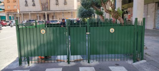 Recco, nuovo recinto anti cinghiali in piazza San Giovanni Bono 