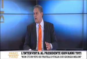 Elezioni 25 settembre, Toti: "Noi Moderati avrà sua centralità e per il centrodestra sarà la prova della maturità"