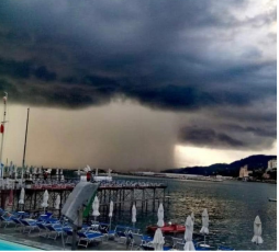 Santa Margherita Ligure, pioggia record nel pomeriggio. Il vicesindaco Cozzio: "Forte temporale, ma nessun danno"