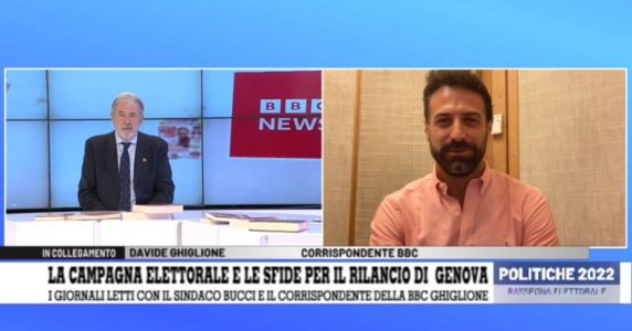 Genova, Bucci a Telenord: "Desalinizzatore? Da quando partirà il progetto ci vorranno due anni"