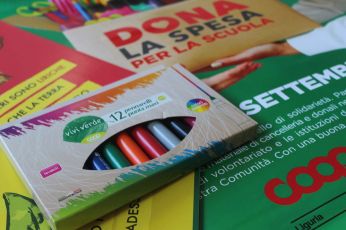 Scuola, Coop ha raccolto a Genova quasi 4 tonnellate di materiale didattico