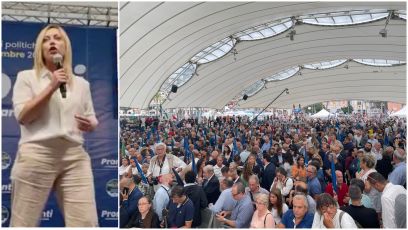Genova, pienone per Giorgia Meloni al Porto Antico: "Voglio essere come un buon padre di famiglia per l'Italia" 