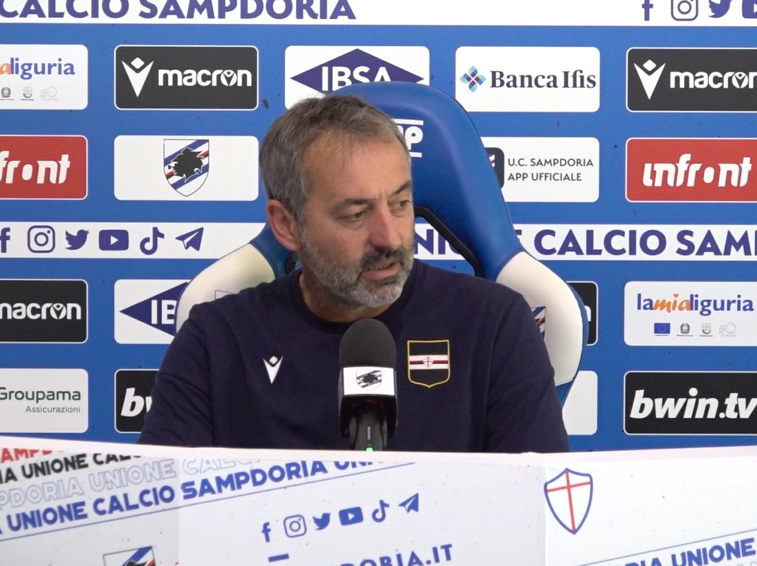 Sampdoria, Giampaolo: "Con lo Spezia gara pesante. E la fiducia devo guadagnarla coi risultati"