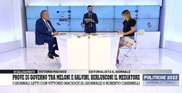Elezioni, i giornali letti con Roberto Cassinelli (Forza Italia) e Vittorio Macioce (Il Giornale)