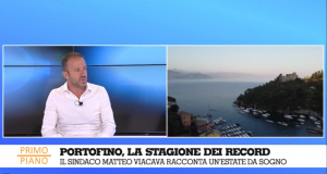 Portofino, il sindaco Viacava a Telenord: "Daremo un bonus di 300/400 euro per le utenze domestiche a tutti i residenti" 