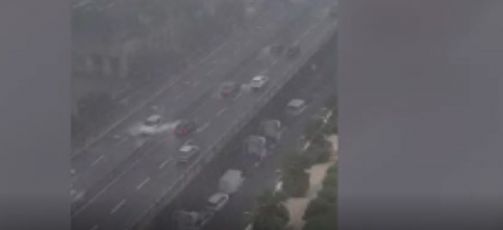 Genova, forti piogge a mezzogiorno: allagamenti nel Ponente cittadino, acqua anche in Sopraelevata Aldo Moro