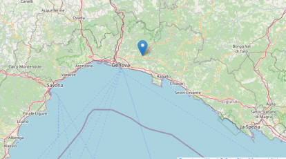 Terremoto, nuova scossa avvertita questa mattina a Bargagli: magnitudo 2.2