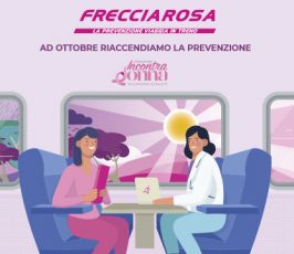 Frecciarosa 2022, il 18 ottobre consulenze tumore seno a bordo di due treni da e per Ventimiglia