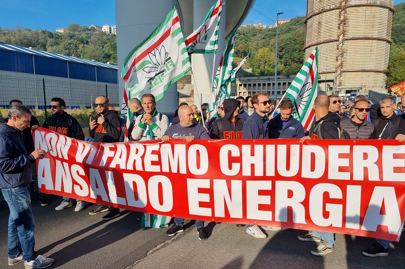 Genova, Ansaldo Energia, Cisl: "Cdp dia subito certezze sul futuro dell'azienda"