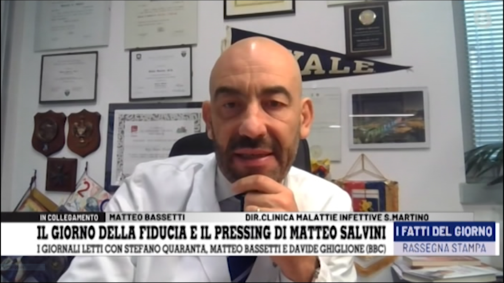 Covid, Bassetti: "Campagna elettorale ha ignorato il problema, unica soluzione è vaccinarsi" 