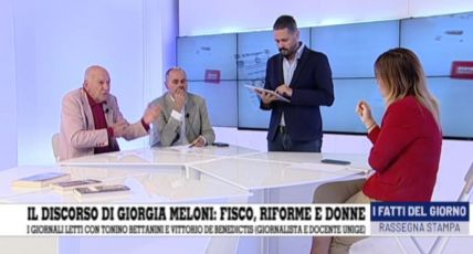 La rassegna stampa politica di Telenord, i giornali letti con Tonino Bettanini e Vittorio De Benedictis