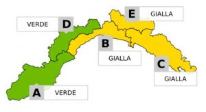 Maltempo Liguria, allerta gialla prorogata fino alle 20 e domani dalle 15 alle 24 su tutta la Regione