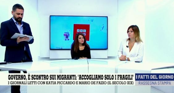 Rassegna stampa politica, i giornali letti con Katia Piccardo e Mario De Fazio (Il Secolo XIX)