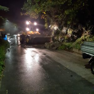 Lorsica, frana in serata sulla provinciale 23: strada riaperta dopo meno di tre ore