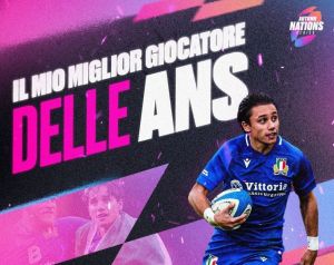 Rugby, soddisfazione per l'azzurro Capuozzo: eletto miglior giocatore delle Autumn Series