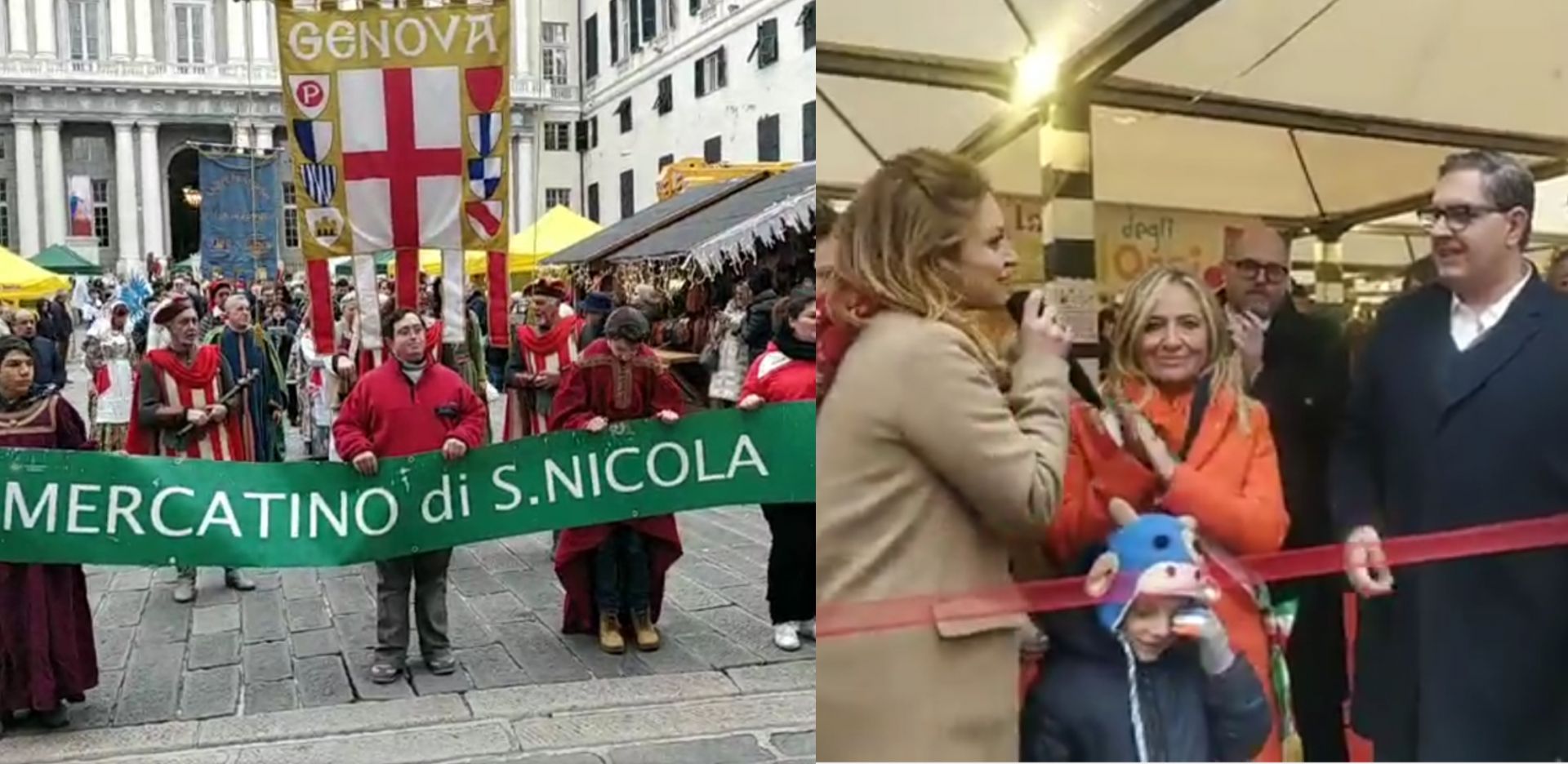Genova, Festa Dell'Immacolata: corteo storico e taglio del nastro per il Mercatino di San Nicola 