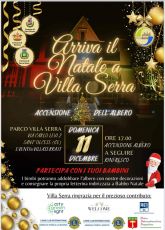 Sant'Olcese, domani pomeriggio alle 17 accensione dell'albero di Natale a Villa Serra