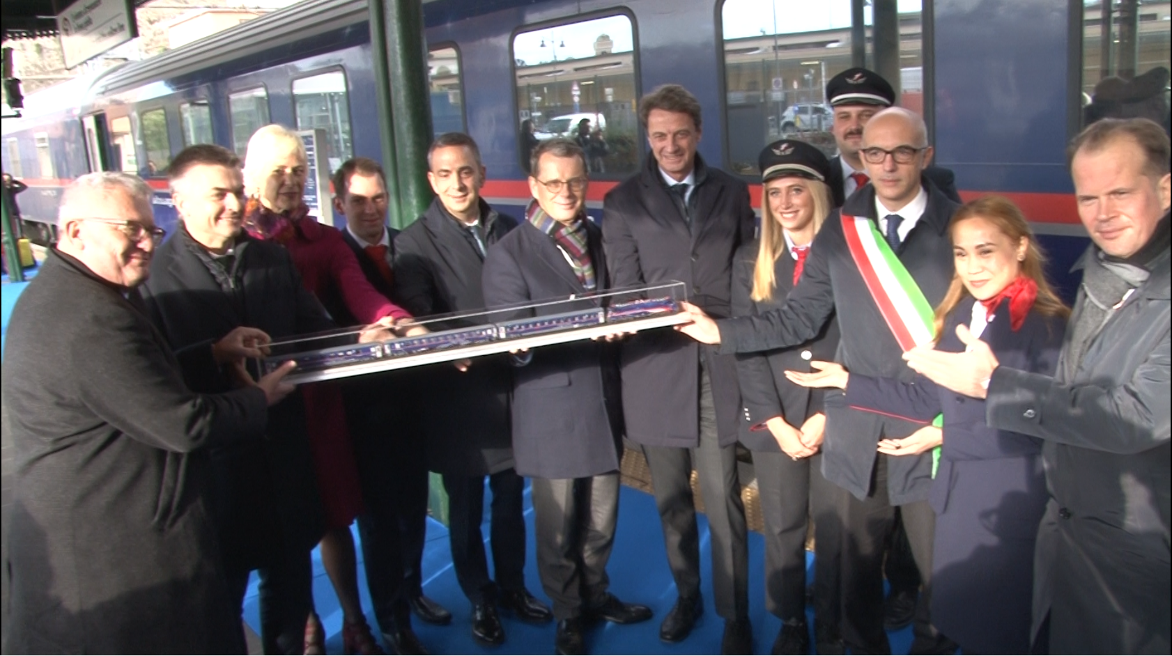 Genova, inaugurato il treno Nightjet a Principe: collegherà la Liguria con Austria e Germania 