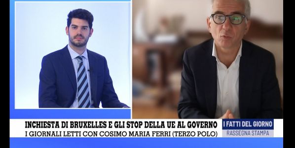 La rassegna stampa di Telenord, i giornali letti con Cosimo Maria Ferri (Terzo Polo)