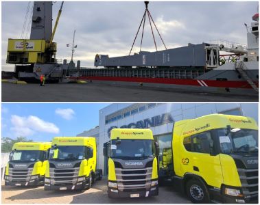 Gruppo Spinelli, una nuova gru di banchina e 150 nuovi camion con carburanti sostenibili