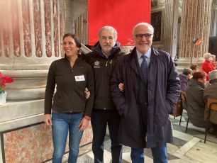 Al pranzo di San'Egidio il sindaco Bucci: "A Natale Genova vuole essere solidale e amica di tutti"