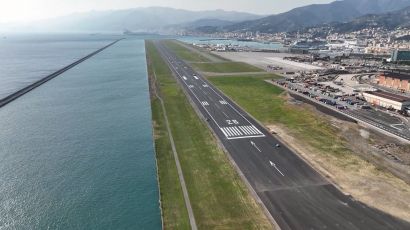 Aeroporto di Genova, traffico in ripresa per le tratte nazionali nel 2022