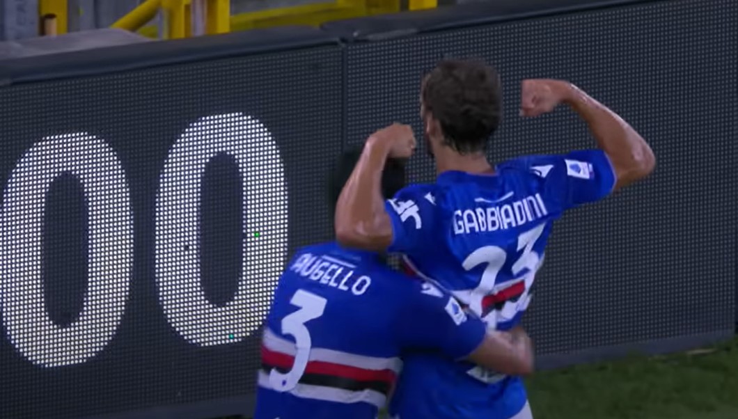 Sassuolo-Sampdoria 1-2: Gabbiadini e Augello, l'anno di Stankovic inizia alla grande