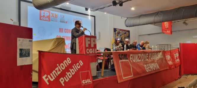 XII Congresso Funzione Pubblica Cgil a Genova, il segretario Infantino: "Dalla politica risposte serie sulle strutture ospedaliere"