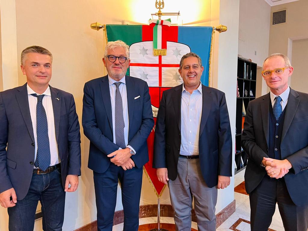 Regione, il governatore Toti incontra Matteo Rosso, coordinatore ligure di FdI